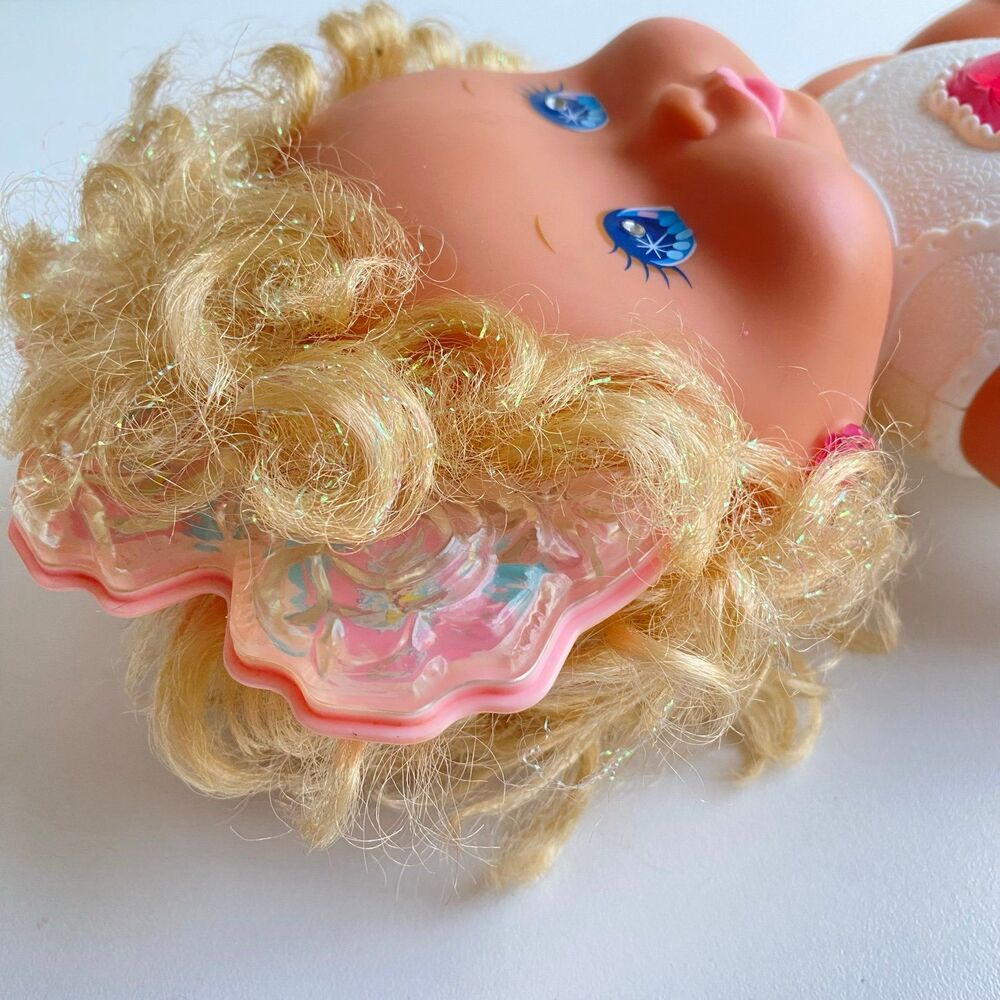 Baby Sparkles Mattel Doll Vintage 1989 lights up Twinkles 14" tall Works 9V - Picture 4 of 10
